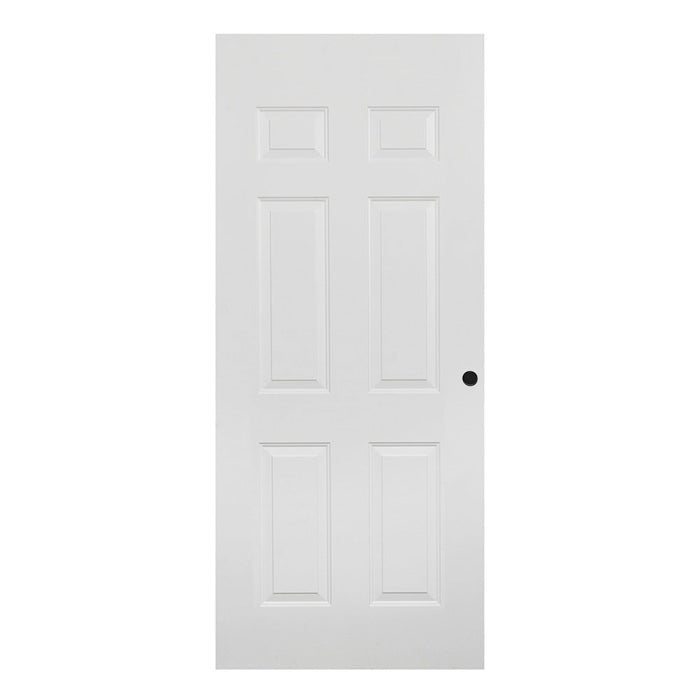 Puerta 3X7 Laminada de 6 Paneles Color Blanca
