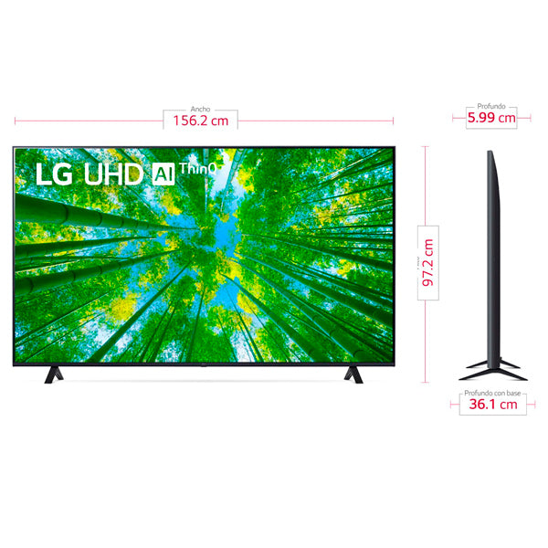 Televisor Led Smart 70" 4K LG 70UQ8050PSB