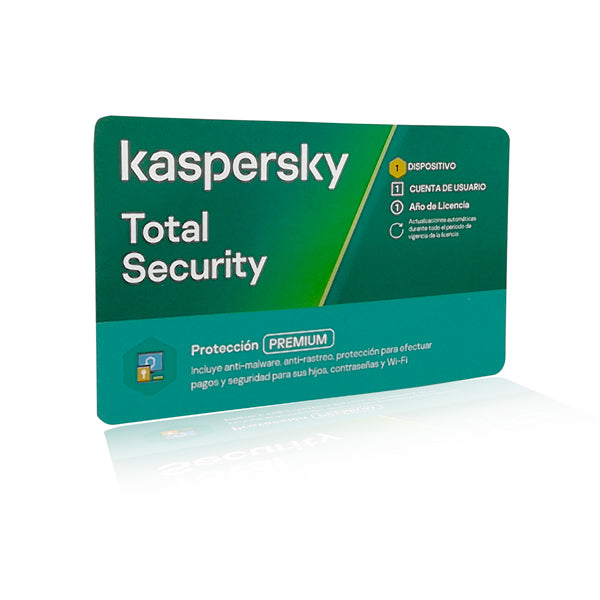 Kaspersky Total Security Software Anti-Virus 1 Usuario 1 Año