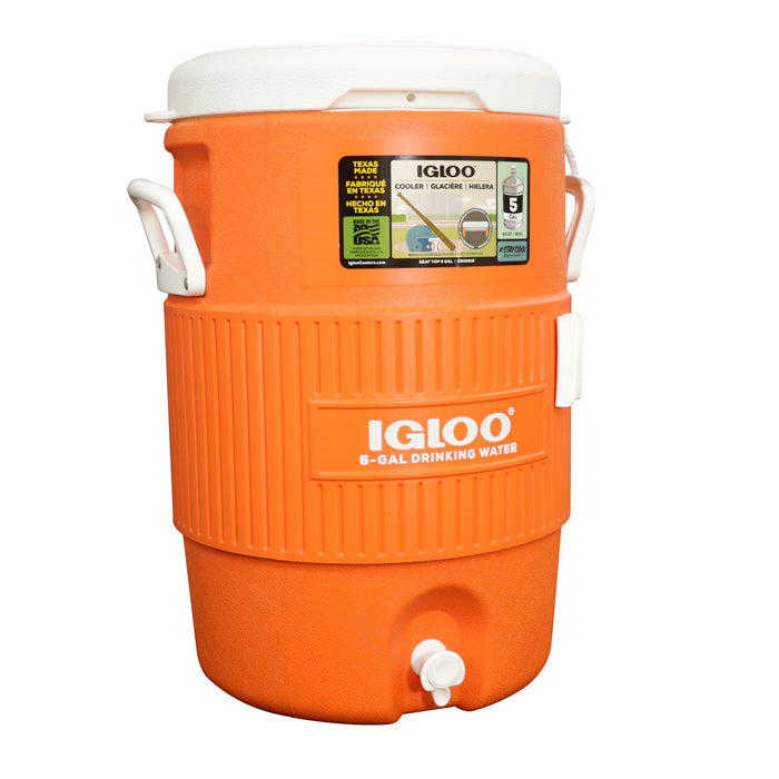 Termo Para Agua Con Capacidad 5 Galones 18.9 Lts PR-42316 Color Naranja Igloo