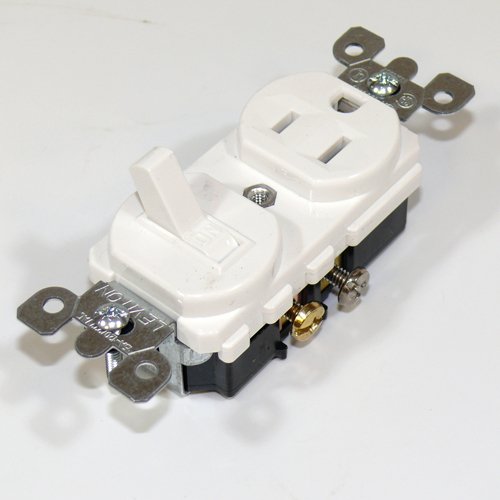 Leviton Interruptor Combinado 5225-W Blanco 15A