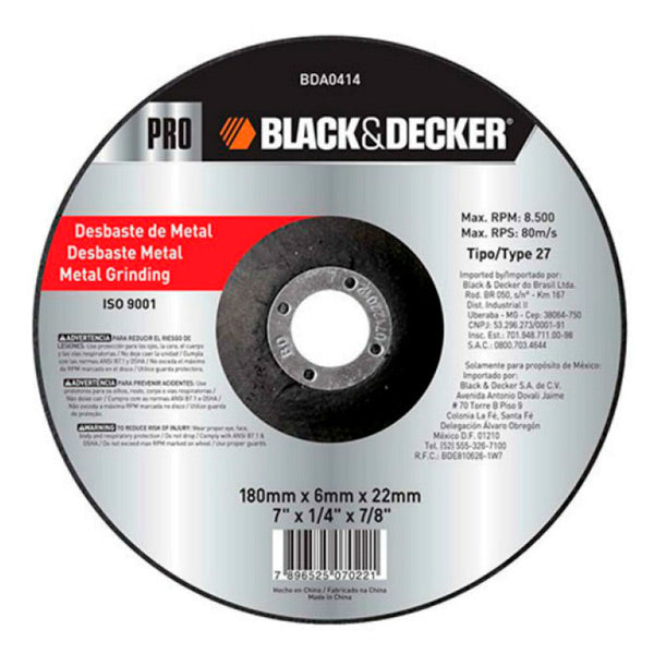 Black&Decker Disco Metal 7
