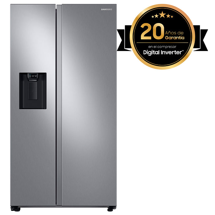 SAMSUNG  REFRIGERADORA   28 PC  SIDE BY SIDE  RS27T5200S9/AP SILVER  ALL AROUND COO