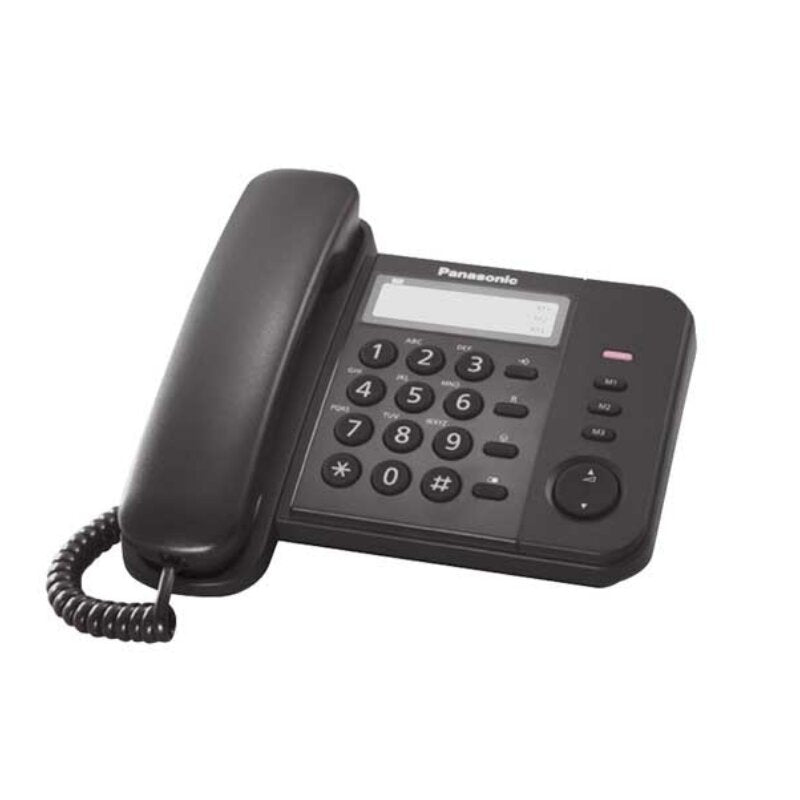 Panasonic KX-TS520LXB Telefono Alámbrico Negro